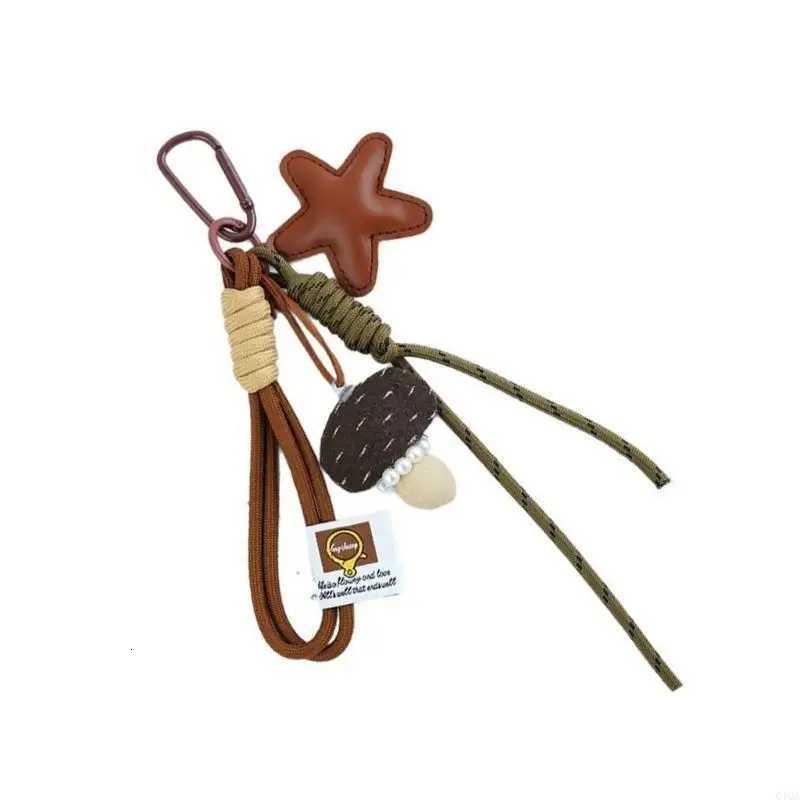 Q1QA Star Keyring Bag Decoration Modern Metal Holder Fashionable Bag Accessory Keychain For Students And Athletes M251215