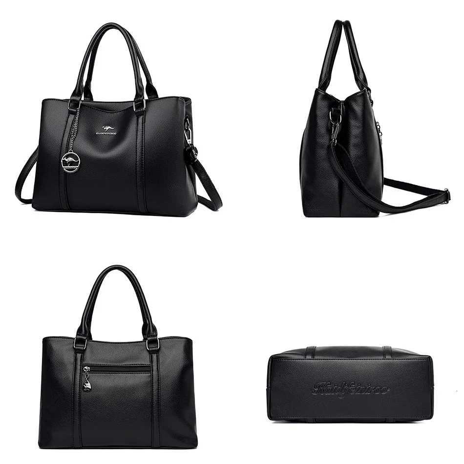 Genuine Brand Luxury Designer Women Bags High Quality Leather Shoulder Crossbody Messenger Tote Bag Large Handbag PursesT251215