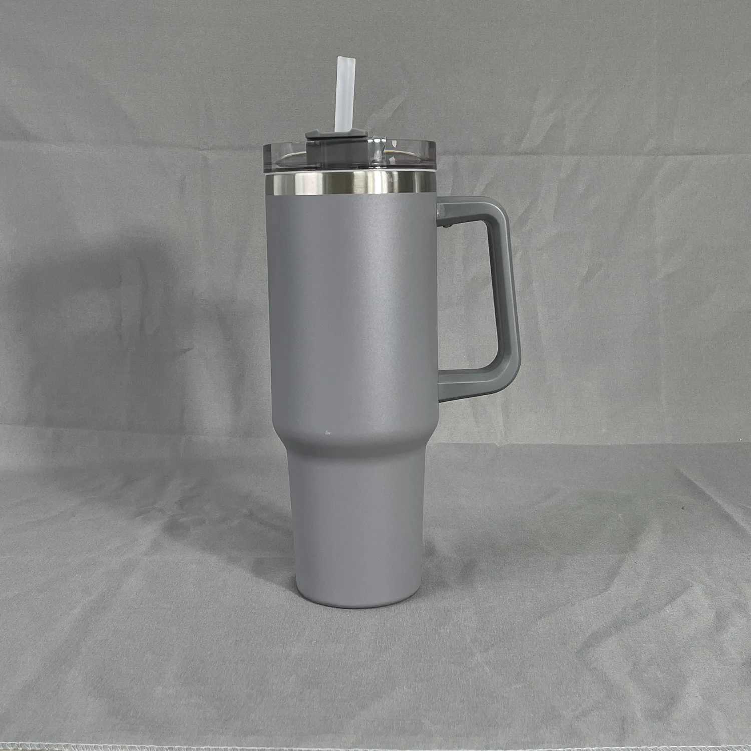 1PC Bingba Cup Car Large Capacity Portable Handle Cup Stainless Steel Insulation Cup Coffee Insulation Cup 40oz H251215