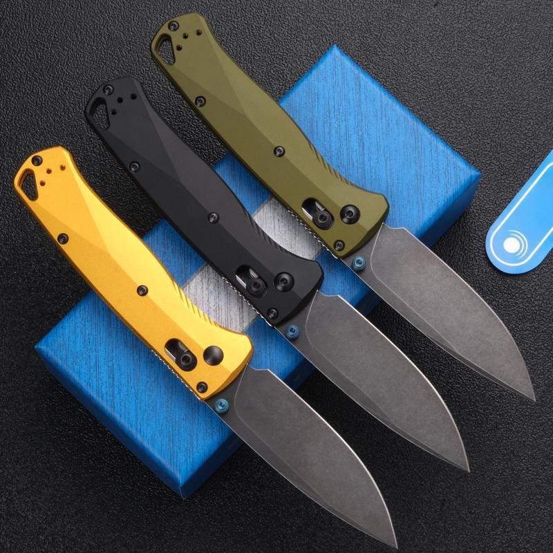 535 folding knife, aluminum alloy handle, anti-corrosion wear-resistant high hardness blade, outdoor camping and driving survival EDC tool, the best gift.