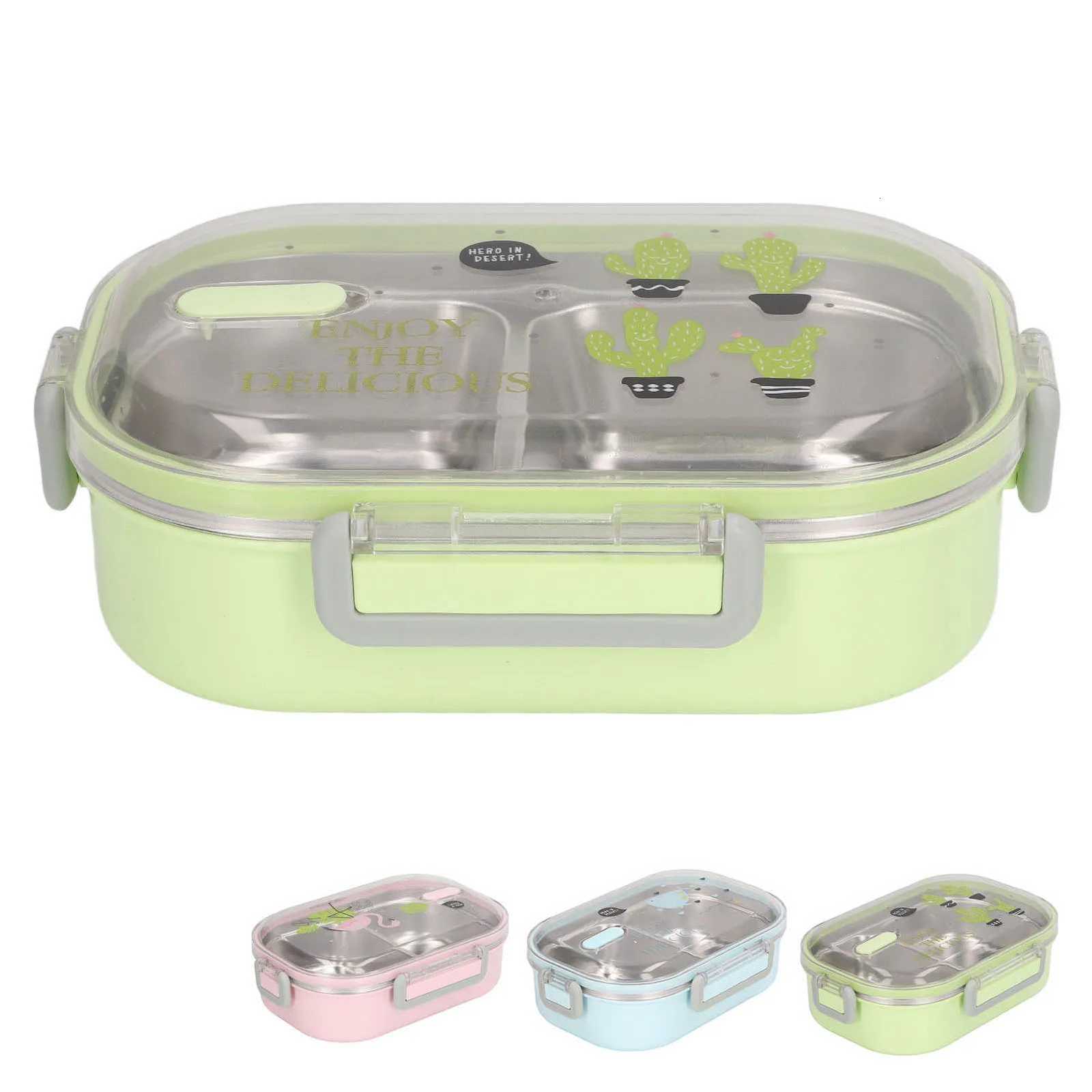 Thermal Insation Lunch Box Stainless Steel Lunch Box Cpartment Liner Japanese Style Leak Proof Container for School Student H251213