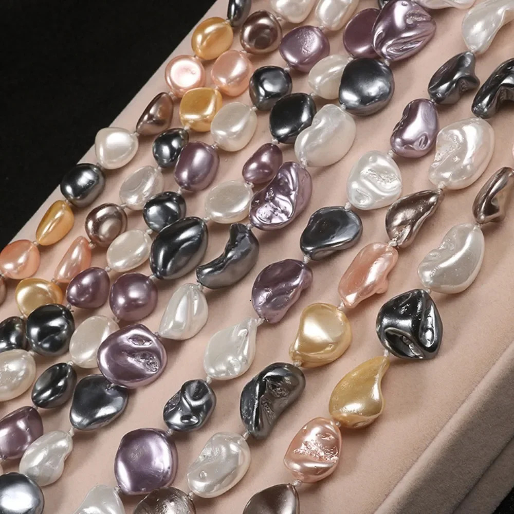Baroque Pearl Necklace for Women Irregular Fashion Clavicle Chain Sweater Chain Girls Clothing Accessories Bulk Items Wholesale 251223