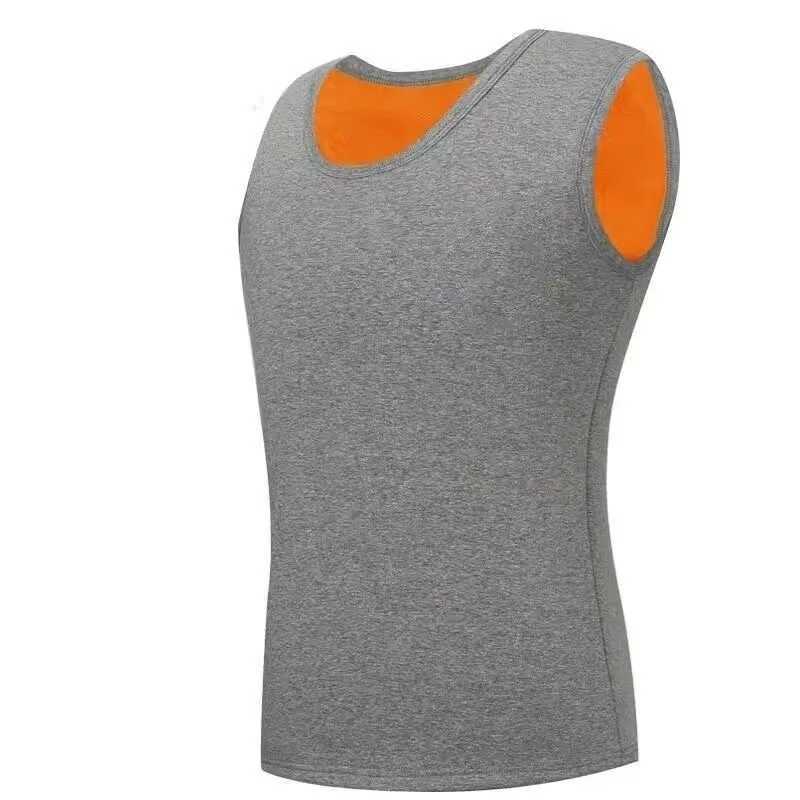 1pcs Men Thermal Underwear Man Sleeveless Vest Autumn WinterThermo Lingerie Mens Warm Top Thickening Thermo Vest Undershirt G251215