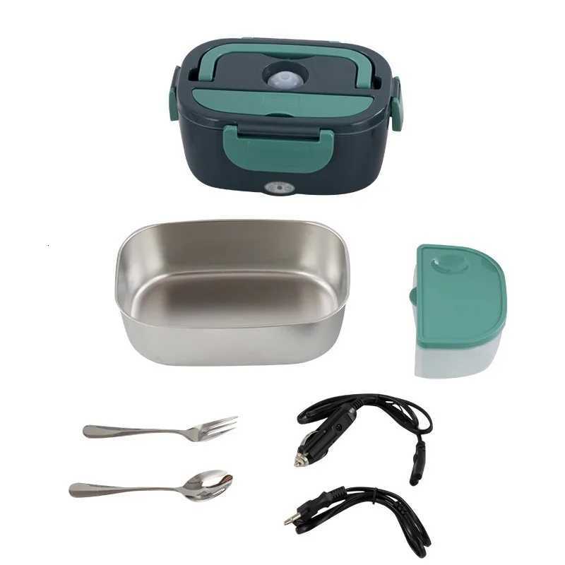 Stainless Steel Electric Lunch Box He Car Dual Use Heating and Insation System Corded Power Adjustable H251213