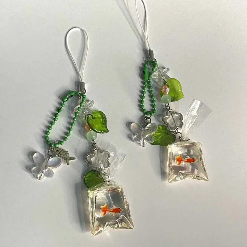 Handmade Fish Bag Keychain Jewelry Aesthetic M251215