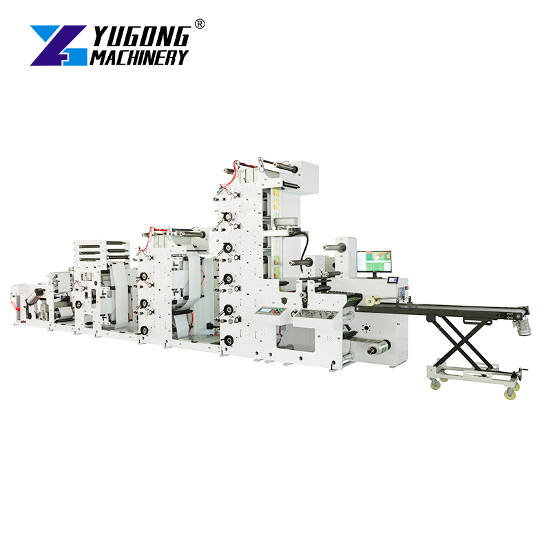 High-Speed Coffee Cup & Box Printer | Automatic Flexo Machine with Inline Slitting/Die Cutting