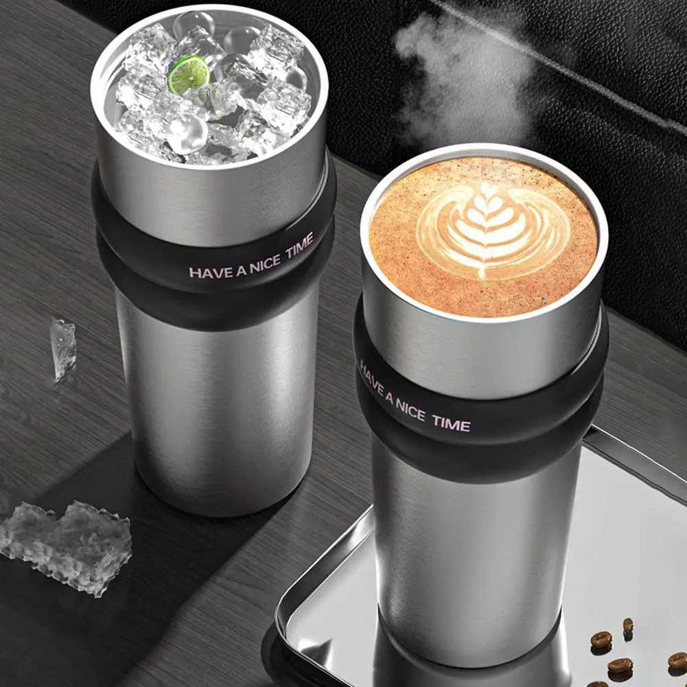 Large Capaci Stainless Steel Thermos Cup For Car Womens St Cup Mens Coffee Thermos Kids Travel Mug Gift Box H251215