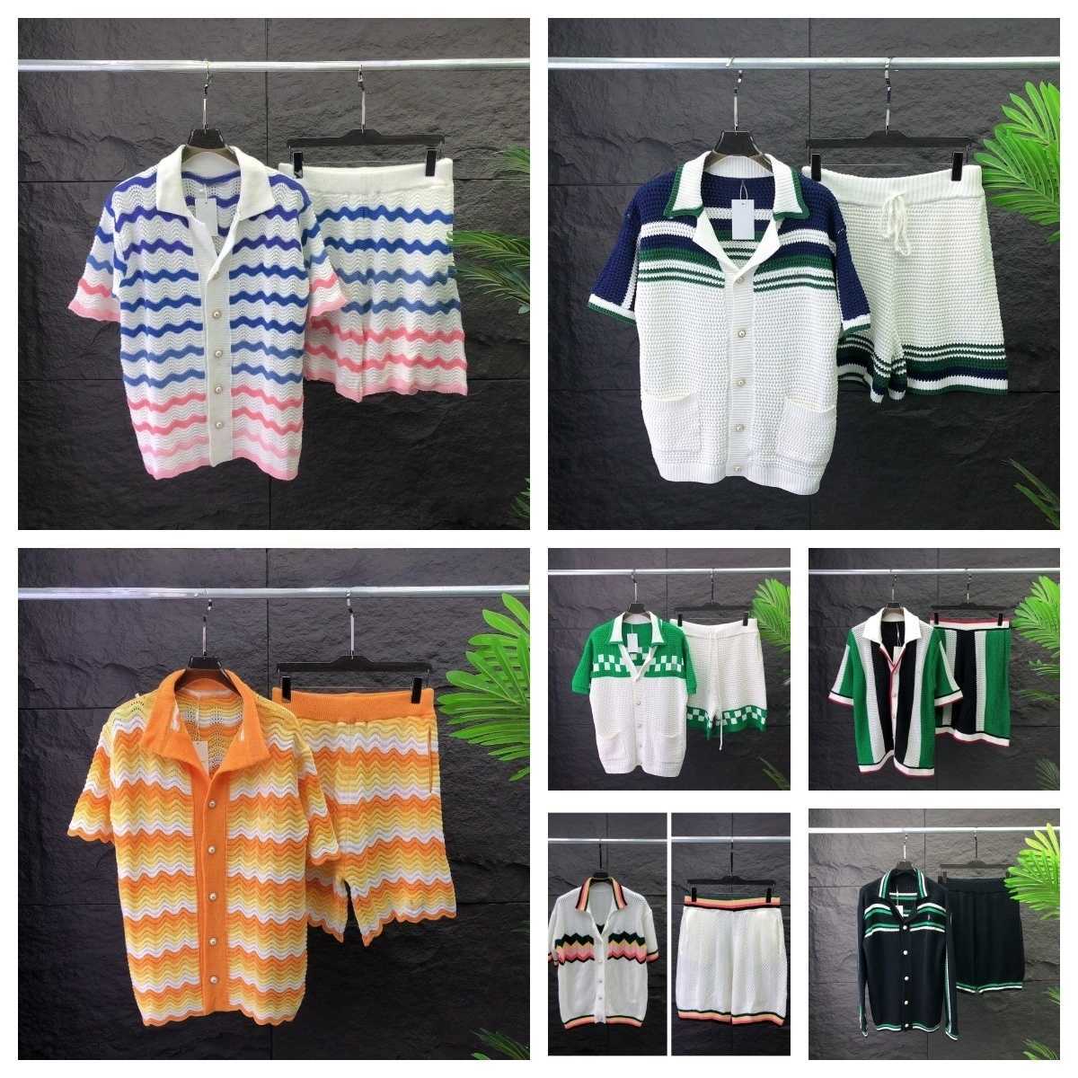 knit wear designer t shirt mens shorts and t shirt set designer shirt designer clothes designer men clothes women y2k shirts streetwear summer maglietta