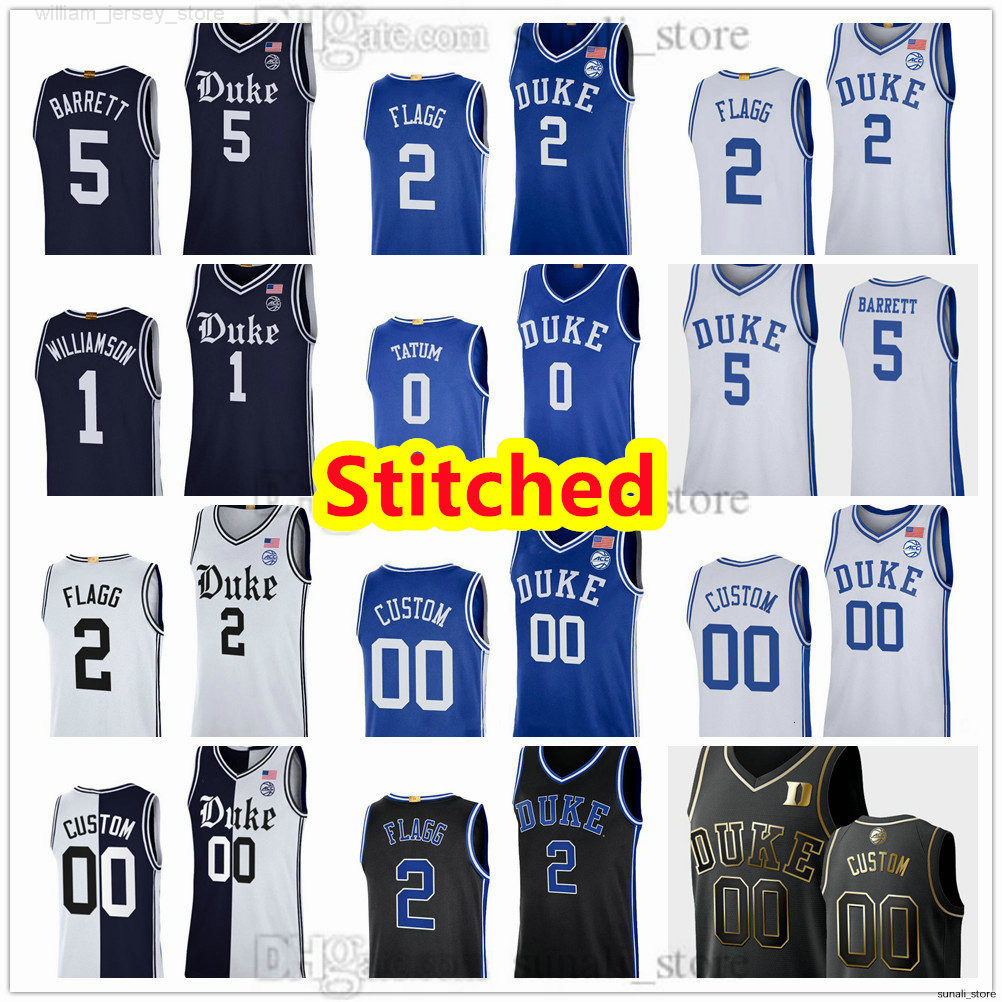 Stitched 2025 Duke College Blue Devils Basketball Jersey 2 Cooper Flagg 9 Khaman Maluach 5 Tyrese Proctor 7 Kon Knueppel 6 Maliq Brown 14 Sion James 3 Isaiah Evans