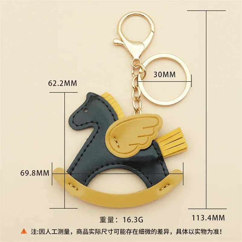 Cute Creative Personality Pegasus Keychain Ring Pendant Men and Women Couple Key Chain Bag Pendant Drop Shipping M251215