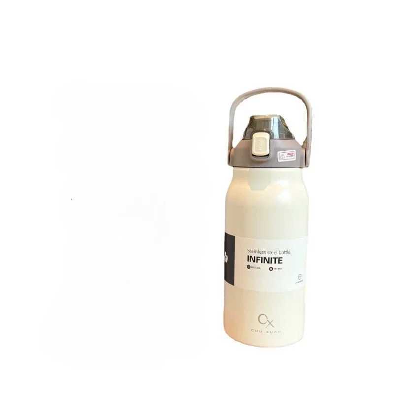 Handheld 316 Stainless Steel Insulated Cup Large Capacity Portable with Straw Cup Outdoor Sports Water Bottle H251215