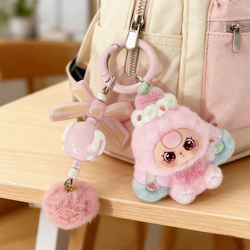 2025 New Fluffy Dessert Charms - Cute Cartoon Kawaii Beads Keychain Bag Pendant Trendy Toy Jewelry Accessories M251215