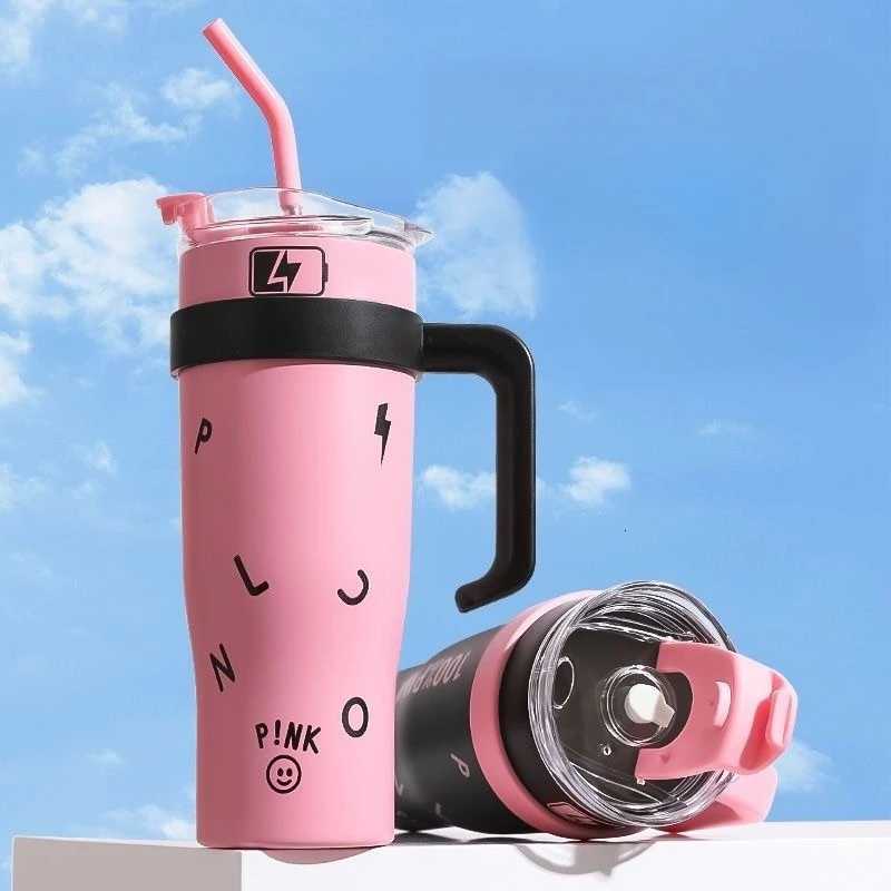 High appearance 1200ml stainless steel vacuum insulated water cup large capacity insulated bottle picnic travel car water cup H251215