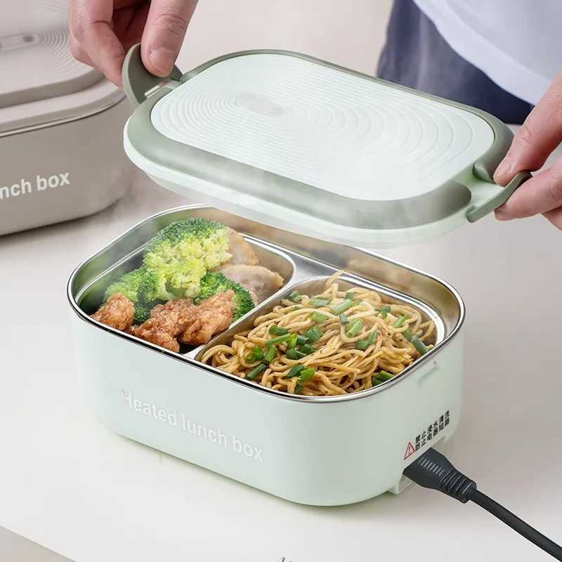 Mtifunction Electric Lunch Box Corded Heating No Water Needed Cooking Capability Mti Layer Insation Off Car Use H251213