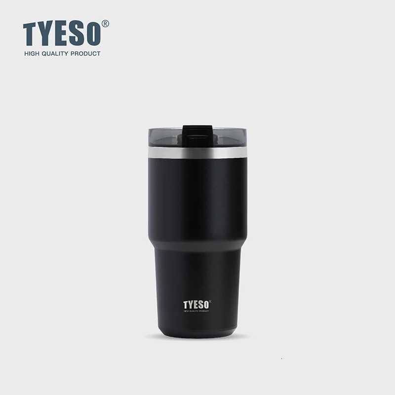 Tyeso Stainless Steel Coffee Cup 900ML Cold And Hot Double-layer Insulated Cup Vacuum Thermal Mug Ins style Water Bottle H251215