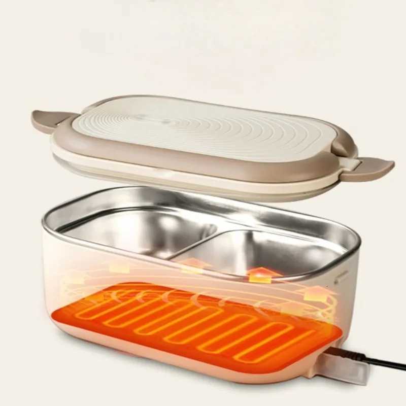 Mtifunction Electric Lunch Box Corded Heating No Water Needed Cooking Capability Mti Layer Insation Off Car Use H251213