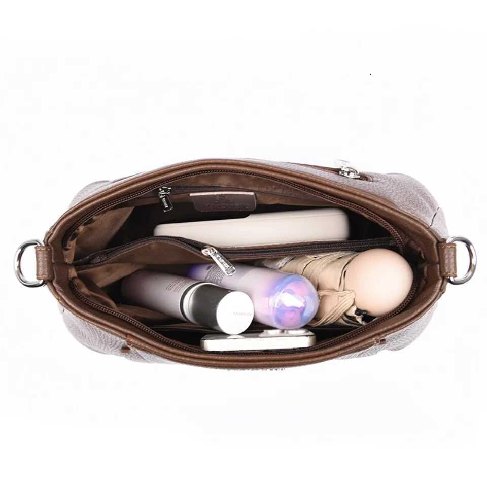 Genuien Brand Top Quality Soft Pu Leather Female Elegant Crossbody Shoulder Bags for Women Casual Tote Purses and Handbags 2026T251215