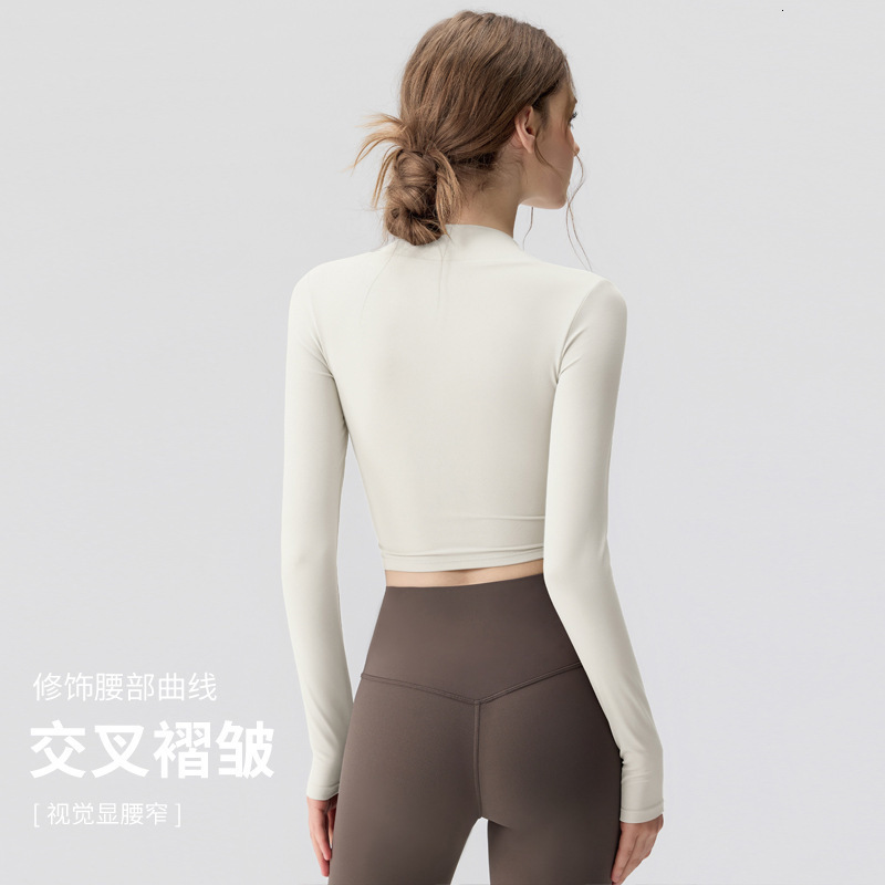 Pure desire sweet and spicy style long sleeved western-style base shirt V-neck slim fit and slimming inner top for women 250314