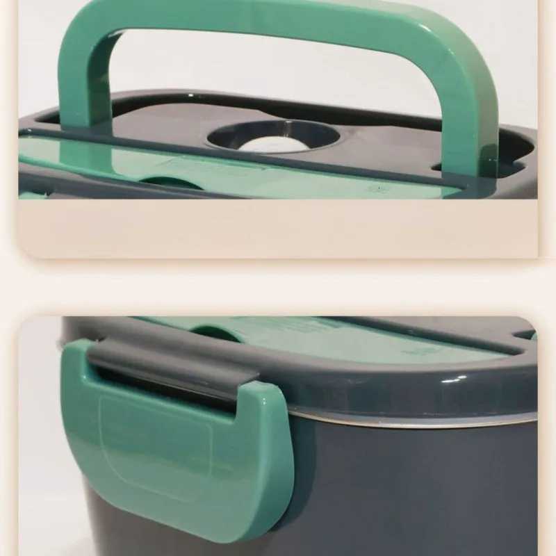 Stainless Steel 304 Electric Lunch Box Dual Voltage 12V 24V Heating System He Car Use Portable Food Container H251213