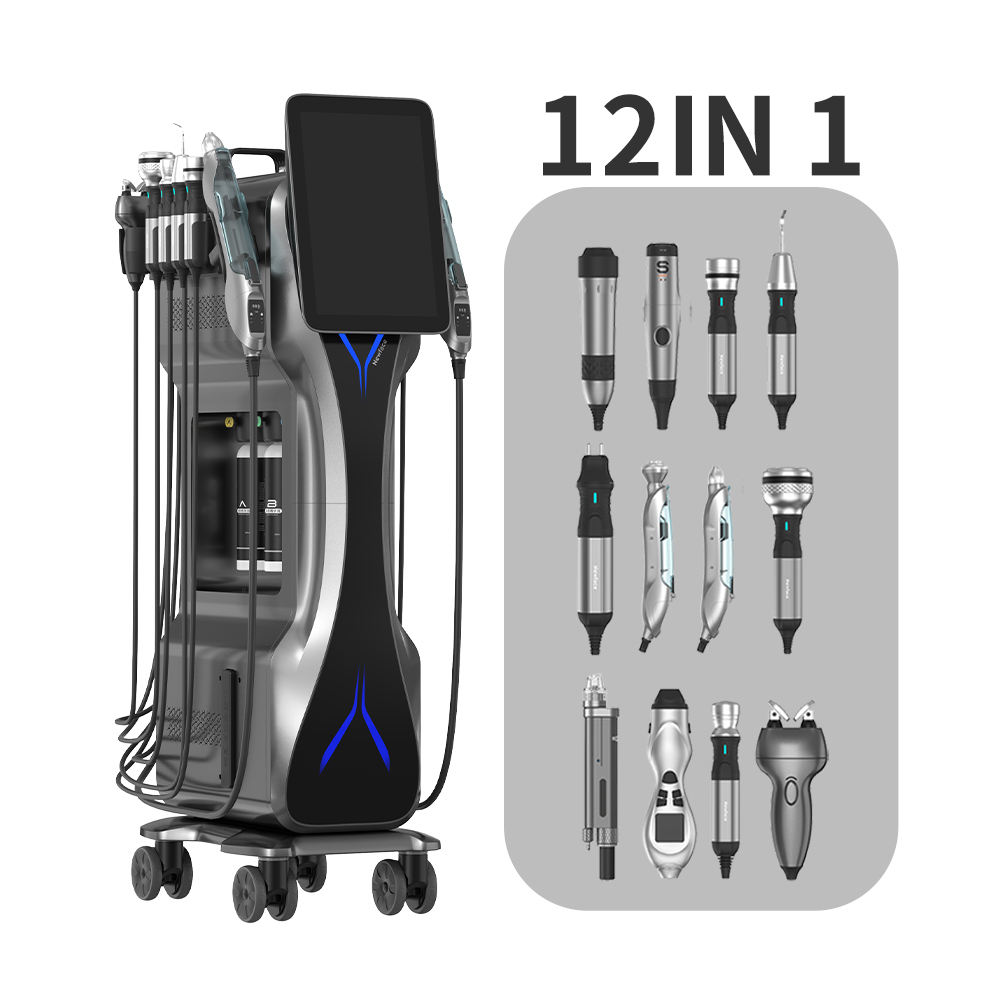 12 In 1 Hydrotherapy Skin Rejuvenation Plasma Ultrasound Diamond Peeling Hydro facial machine water jet Aqua facial Vacuum Skin Care Cleaning