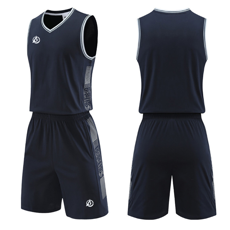 Jersey American Basketball Set for Men and Women High School Students Competition Training Sports Team Uniform Group Printed Number