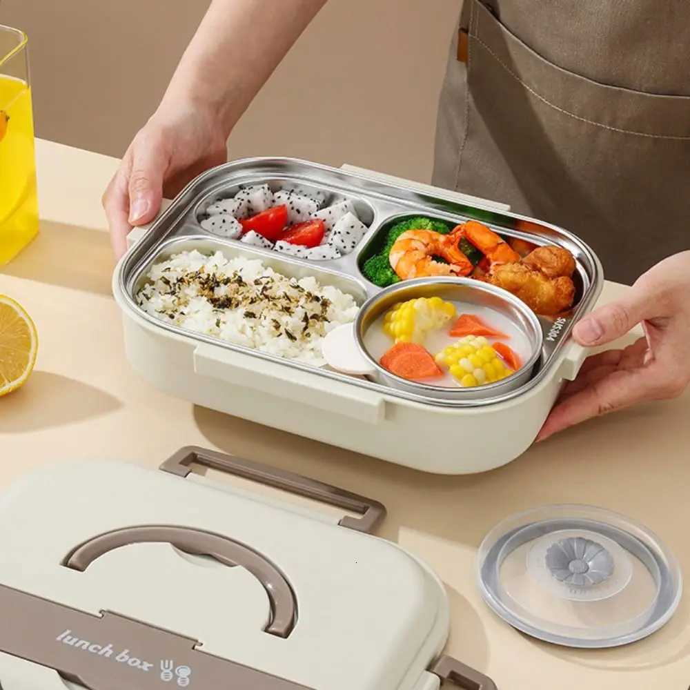 Stainless Steel Insated Lunch Box Sed Leak-Proof Food Storage Box Large Capacity Cpartment Food Container Off Worker H251213