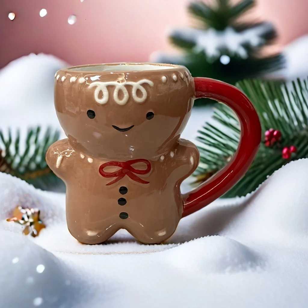 Gingerbread g - Festive Insated Cup Holiday Coffee g Perfect Christmas Gift Handwash Only H251215
