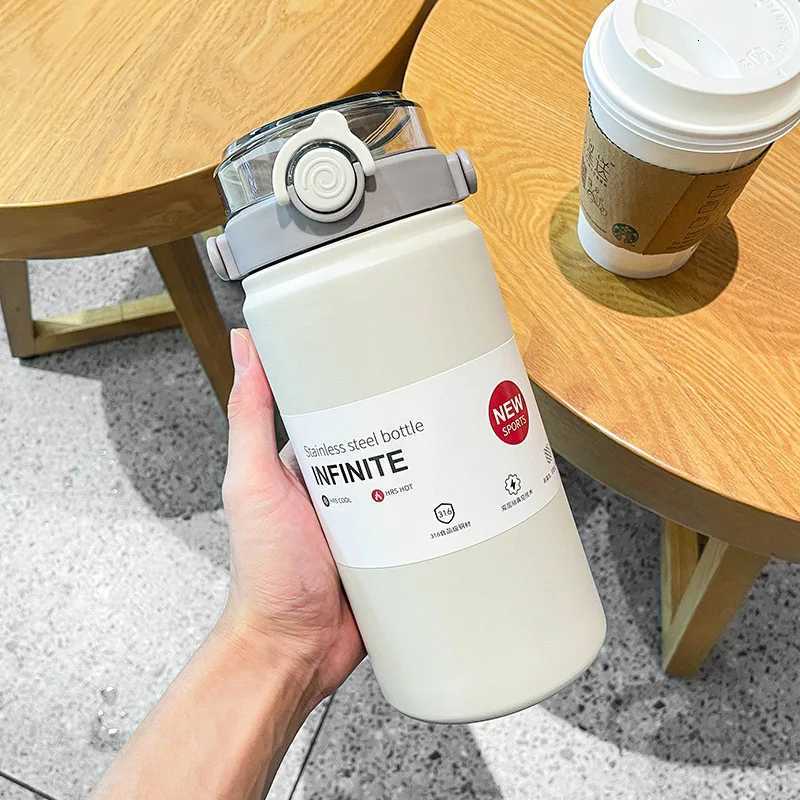 Large-capacity sports outdoor dual-purpose portable gift mug H251215