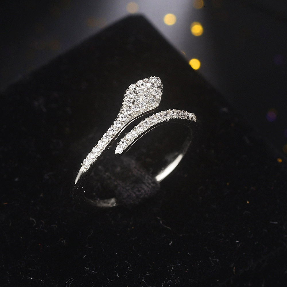 Designer Ring Zodiac Serpentine Ladies Unique Open Luxury Jewelry Finger Ring Hand Accessories Fashion Personality Hip Hop Rock