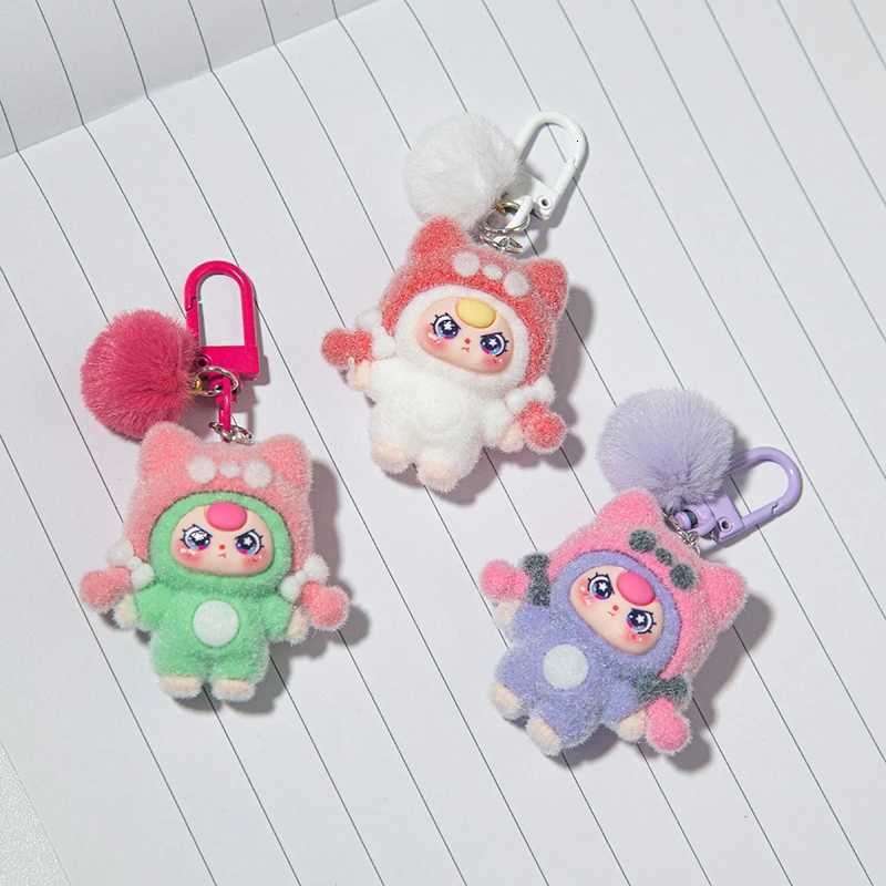 Plush Keychain for Bags Cartoon Doll Keychain Decoraitons Cute Keychain on The Phone Christmas Holiday Gifts M251215