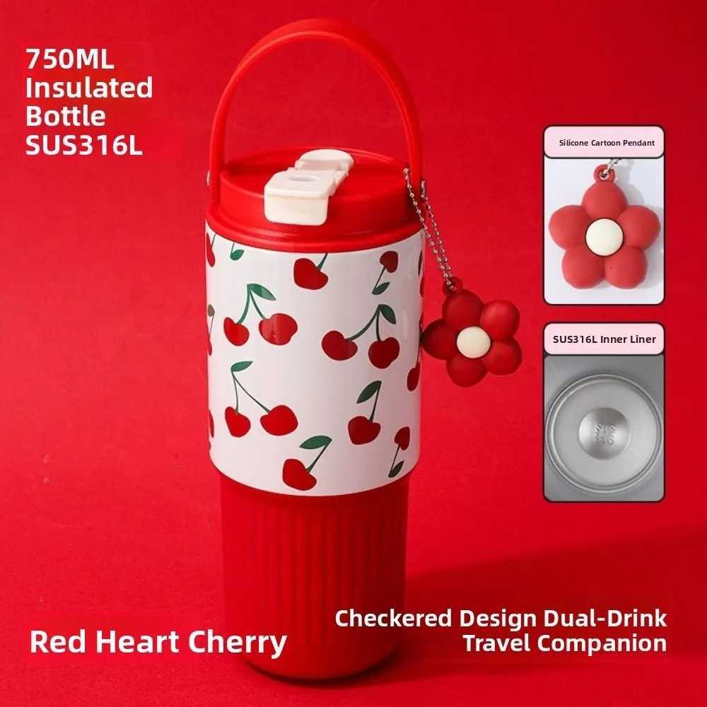 Reusable 316 Stainless Steel Thermo Water Bottle Large Capacity 750ML Tumbler Leak Proof Insulated Vacuum Flask Travel H251215