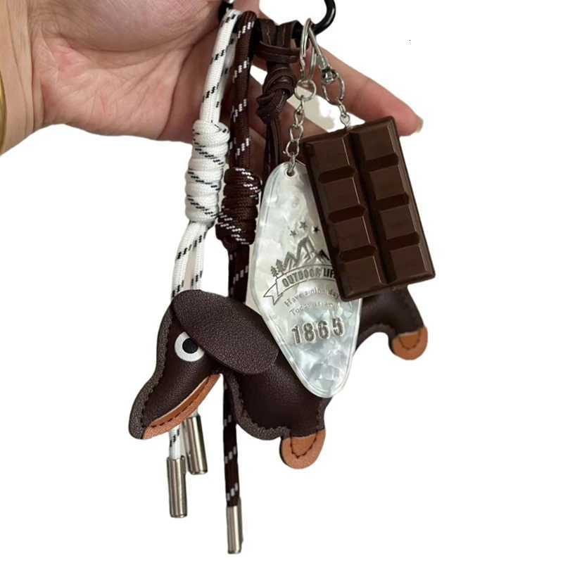 Braided Rope Bag Pendant High-grade Keychain Pendant Style Dachshund Pendant Suitable For Bag Accessories M251215
