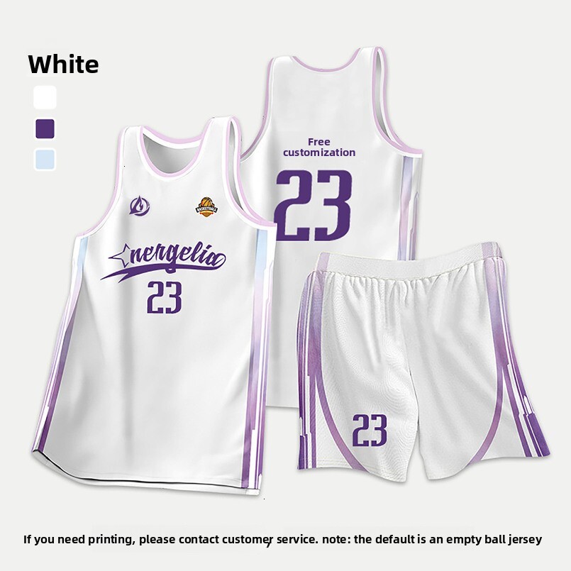 Cross-border Basketball Jersey Set for Boys, Children's Sports Competition Quick-dry Breathable American Style Jersey, College Student Printed Tr