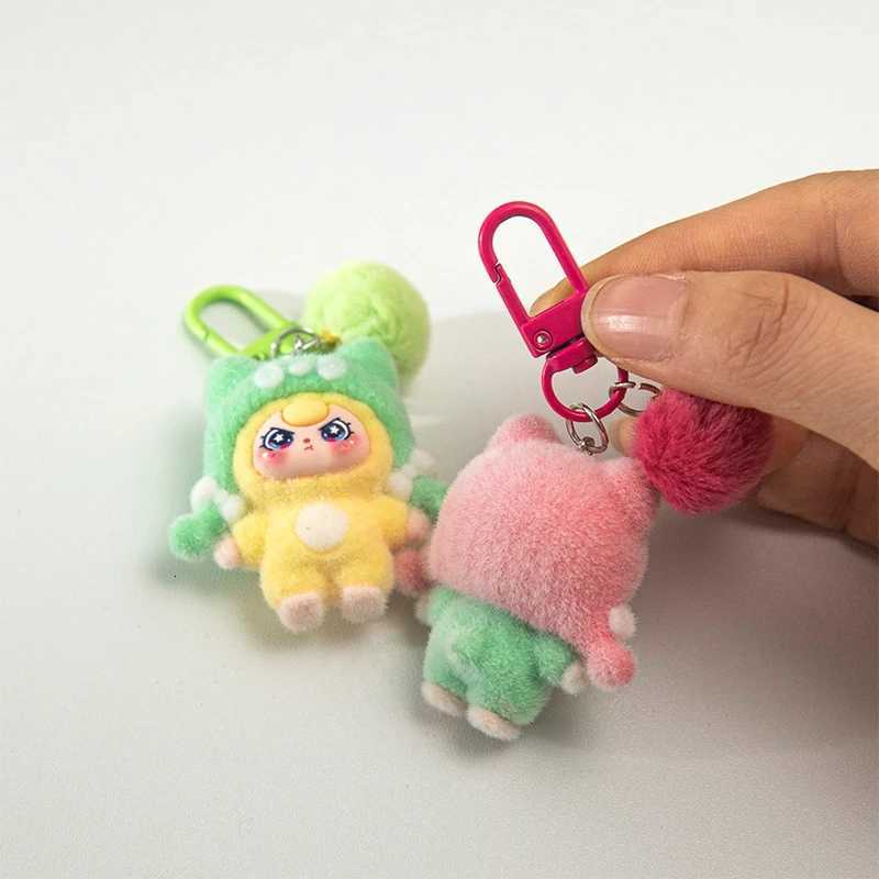 Plush Keychain for Bags Cartoon Doll Keychain Decoraitons Cute Keychain on The Phone Christmas Holiday Gifts M251215