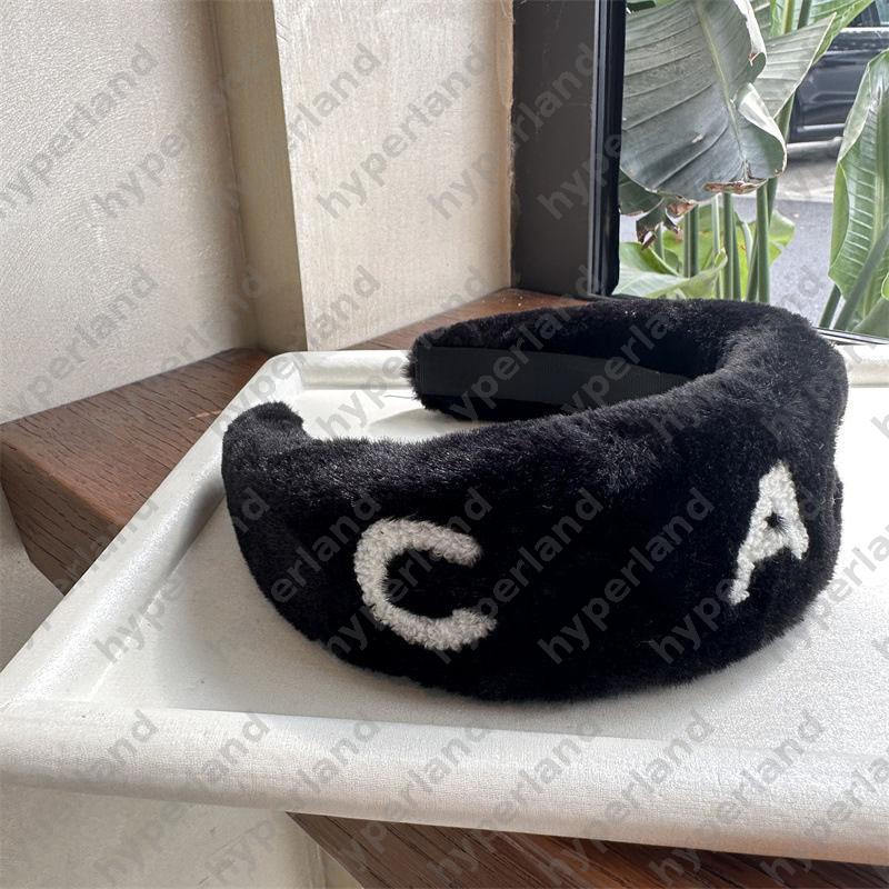 Fluffy Headbands For Women Designer Hair Band Letter Hair Hoop Bandeau Girls Fashion Jewelry Hair Accessories Luxury Embroidery Fuzzy Headband CRD2512154
