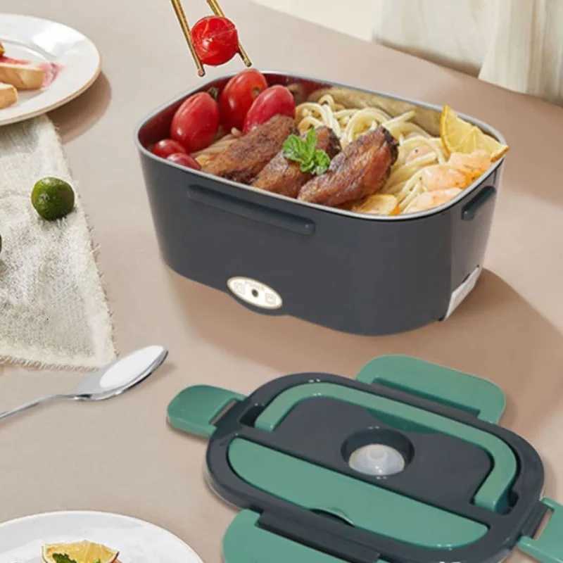 Stainless Steel Electric Lunch Box He Car Dual Use Heating and Insation System Corded Power Adjustable H251213