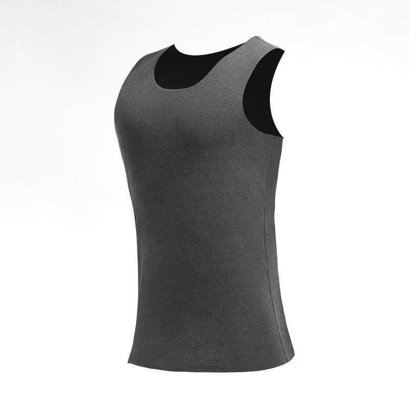 Mens Thermal Vest Seamless Fleece Thickened Vest Base Layer Underwear Autumn and Winter One-Piece Top Slimming G251215