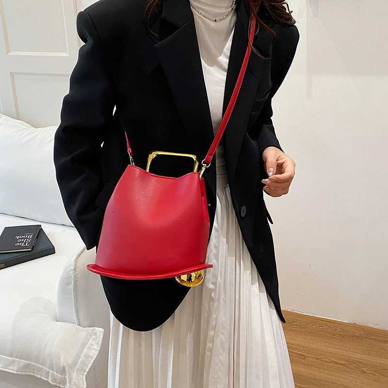 Luxury Gold Evening Purse And Handbag Fashion Clutch Bag Designer 2 Set Bucket Tote Bag Women 8 Color Pu Leather Crossbody Bags H260523