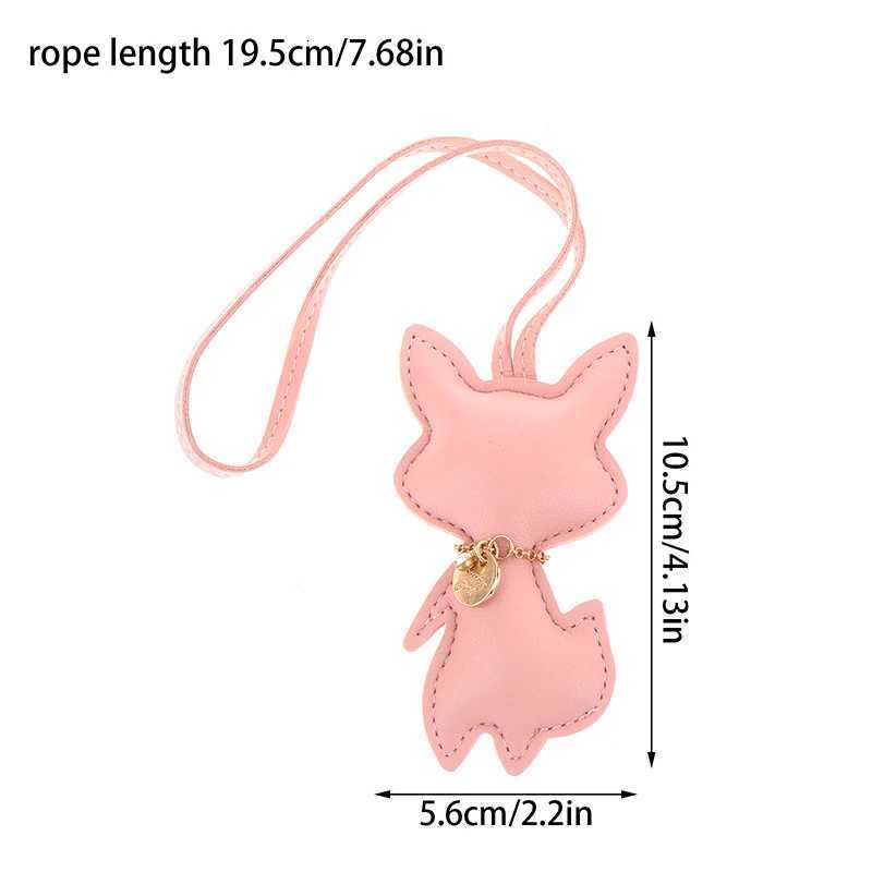 Women Leather Charms Bag Pendant KeyChain Cartoon Pony Rocking Horses Keyring Cute Animal Ornament Accessories Decoration Gift M251215