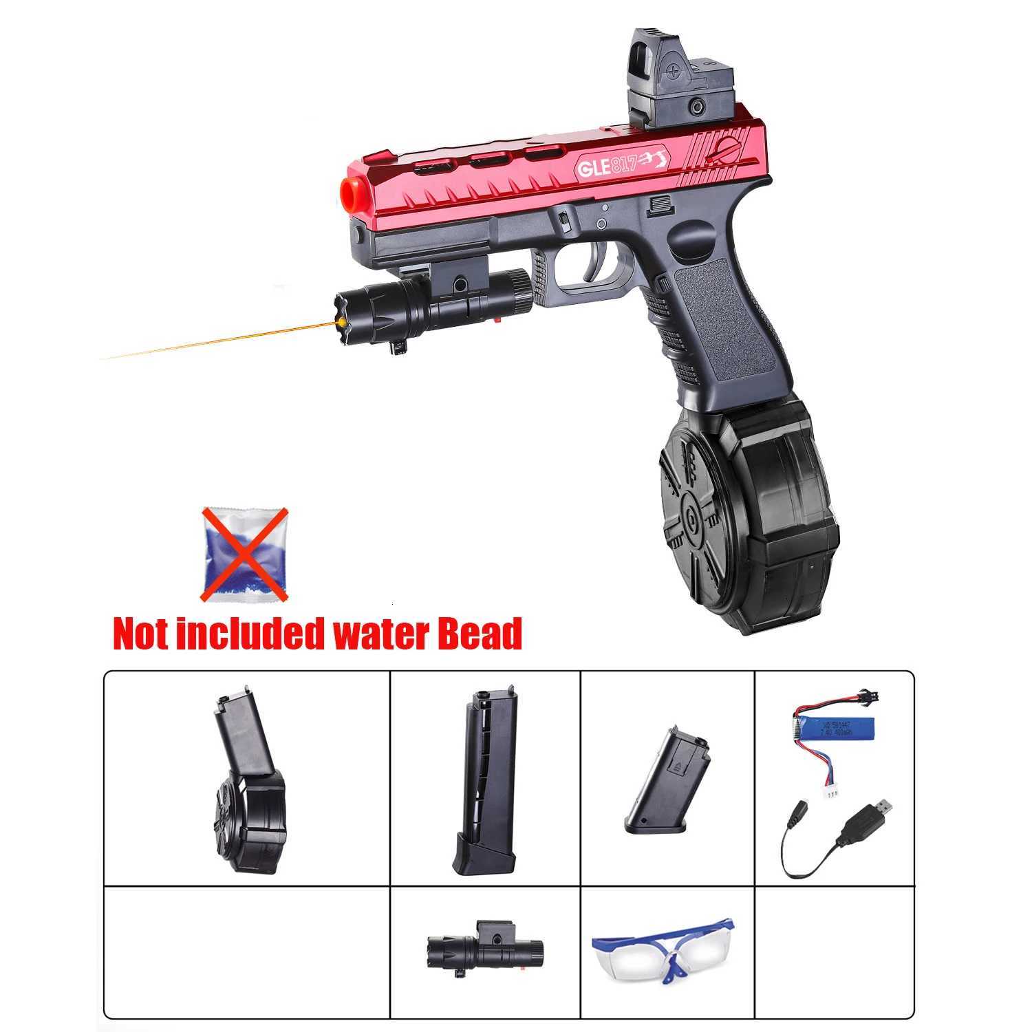 New G17 Toy Gun Can Launch Gel Bombs Cross-Border Best-Selling with 74V Battery Powerful Outdoor Summer Toy Model Family Gift W251215