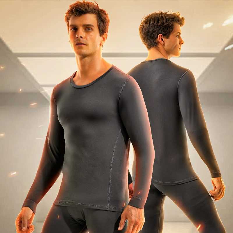 Mens single thermal underwear for boys in the thick thin fleece foundation coat to wear a shirt autumn winter G2512151