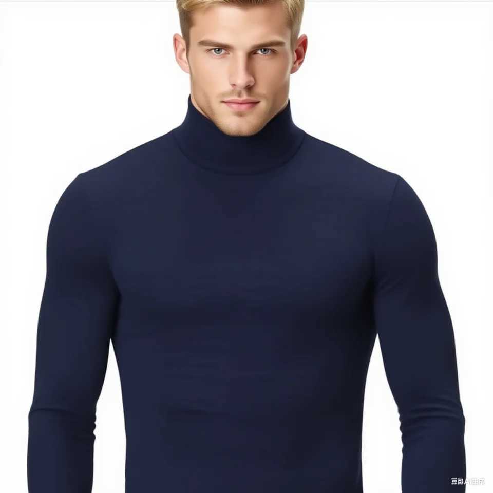 Multi-colored half-high neck thermal wear The half-high neck fits the neckline without letting in any cold air The fleece fabr G251215