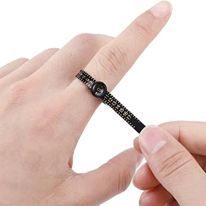 Professional Ring Size Measurement Tool Magnifying Glass Ring Measuring Tape Ring Sizers Fashion Jewelry Measuring Tools 251213