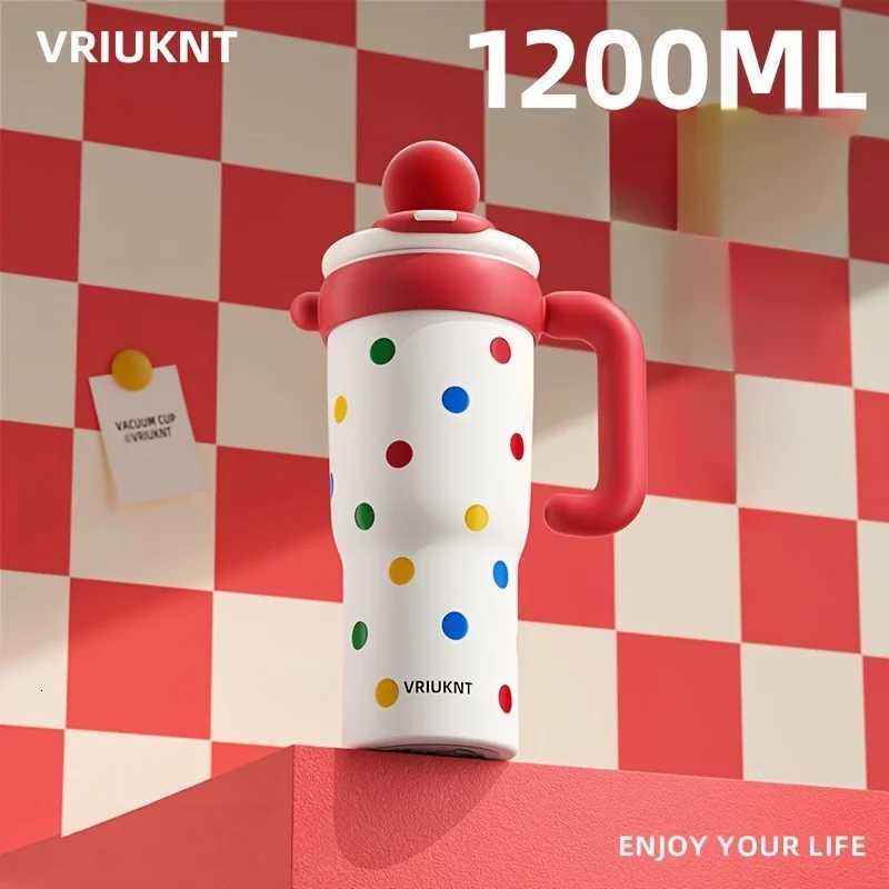 1PC minimst and fashionable stainless steel insulated cup 12L outdoor and car cup ice king cup with two usage methods H251215