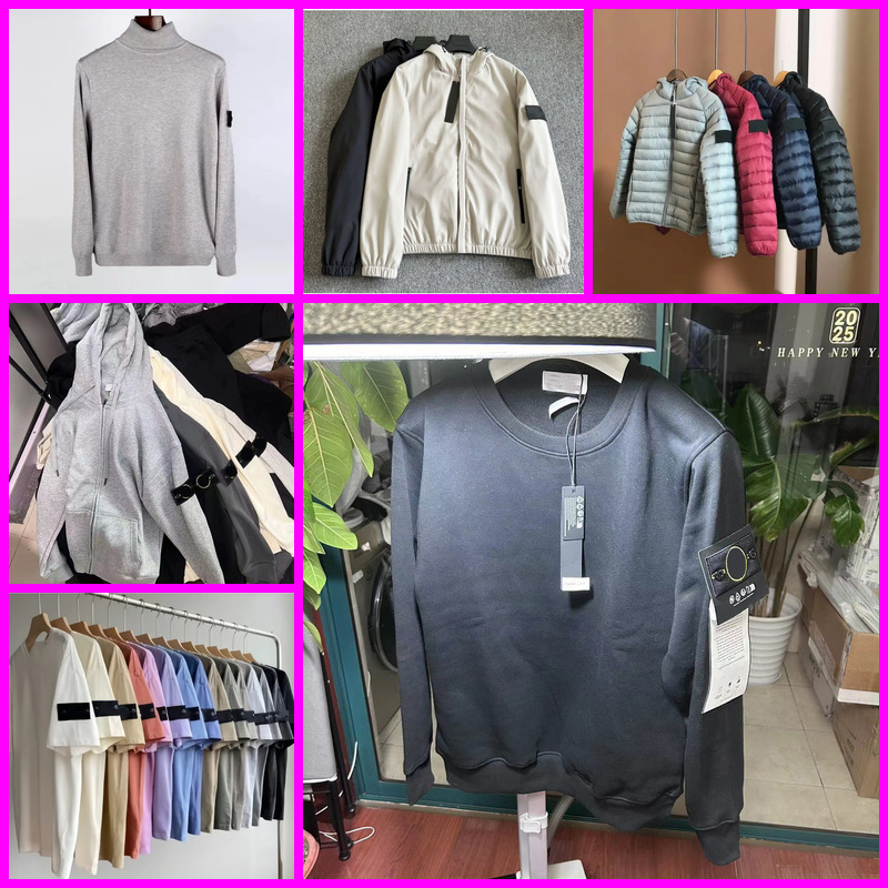 Designer Mens Jumper Badge Stoned Sweatshirt Hoodie Doudoune Jacket Pullover Tracksuit Autumn Hoodies Outwear Sweater Islands Compass Patch Wind Breaker Tops