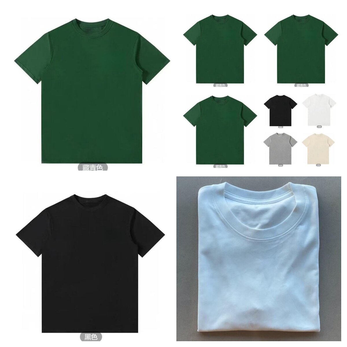 L Brand Designer Summer Tees T-shirt with red L logo Pure Cotton Women Man Men Boy Student girl