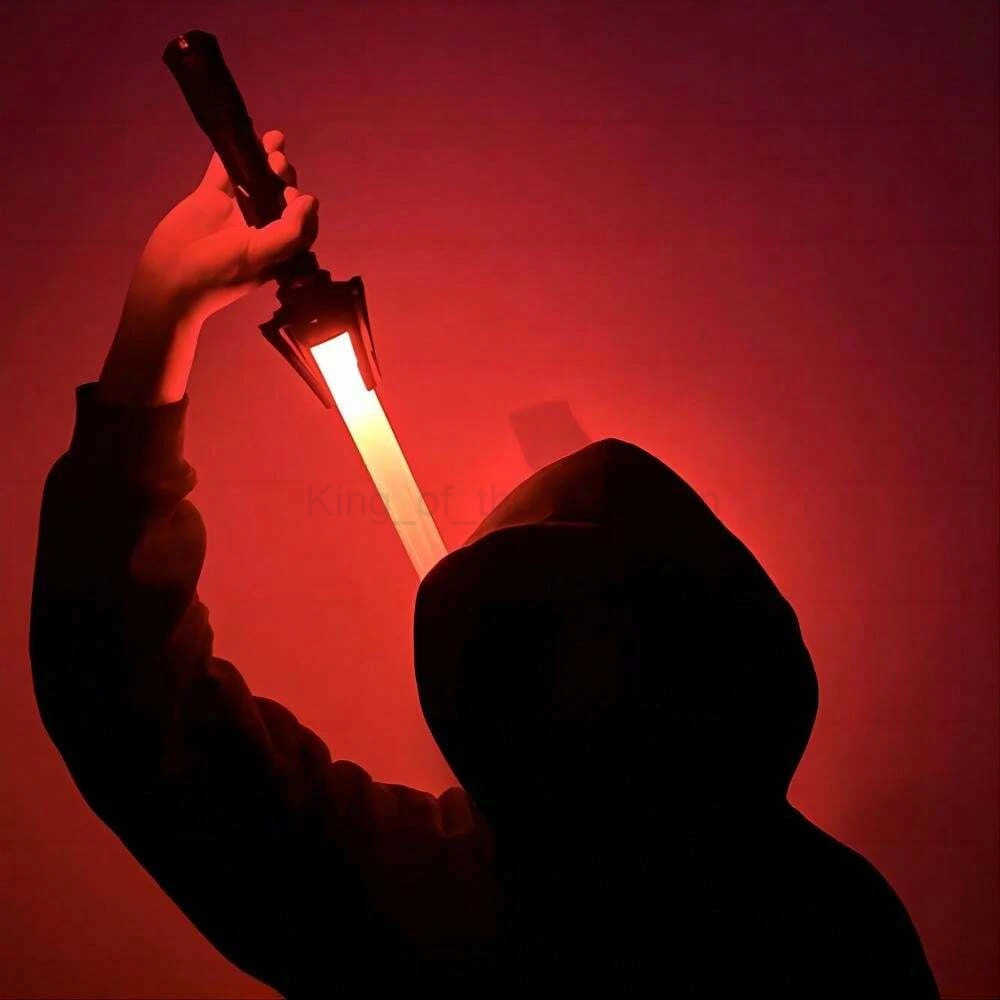 Disney Holiday props sword Toy Scalable Star Light Sword Luminous Fluorescent Rod Laser Rod Childrens Sword Toy War Gift Outdoor Toys H251215