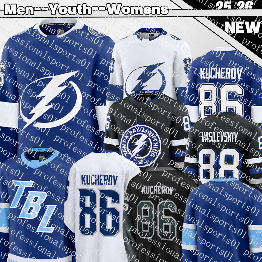 tampa bay hockey jersey Lightning Jersey #86 Nikita Kucherov #88 Andrei Vasilevskiy #77 Victor Hedman #71 Anthony Cirelli Stadium Series Jersey