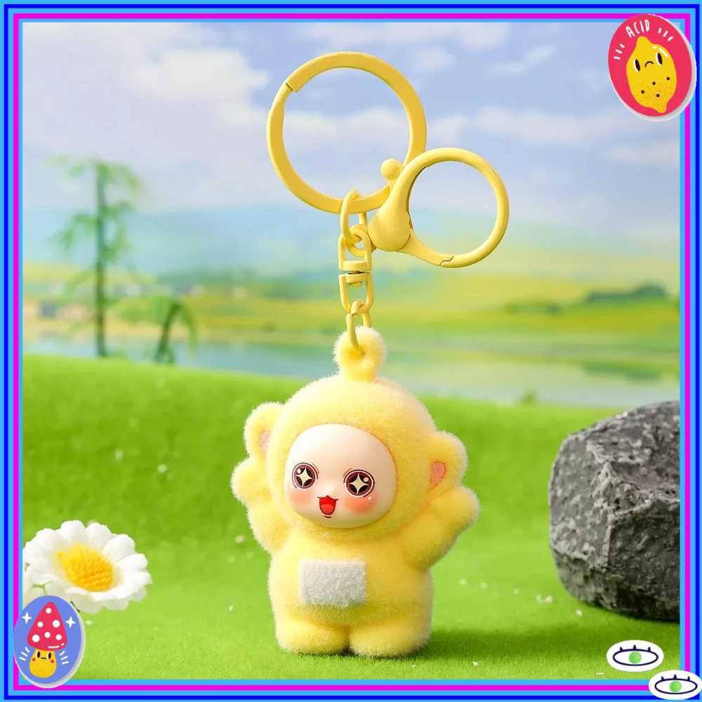 Trendy s Gifts Cute Dolls Couple Schoolbags And Pendants Four Color Series Cartoon Keychains Hot Small Pendants M251215