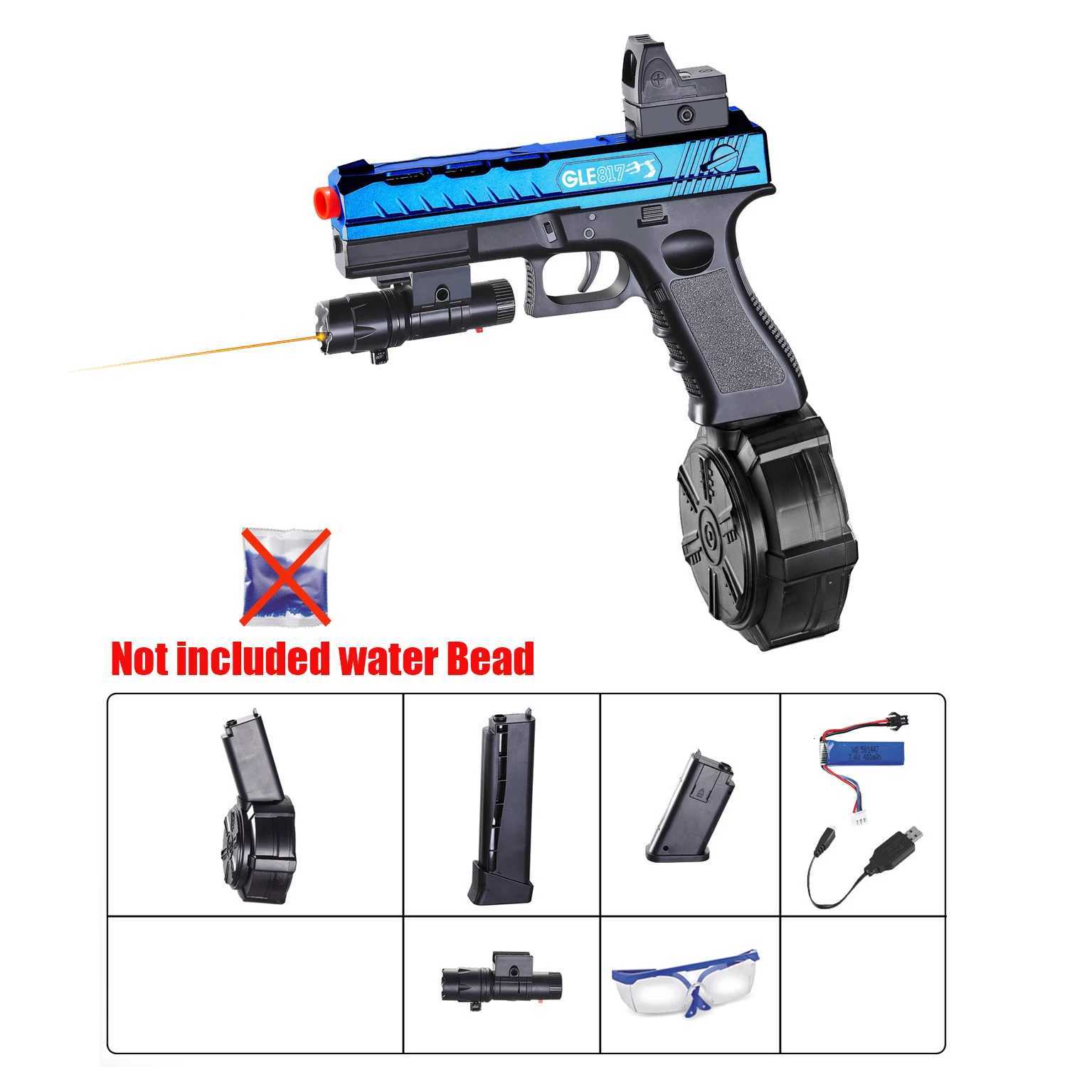 New G17 Toy Gun Can Launch Gel Bombs Cross-Border Best-Selling with 74V Battery Powerful Outdoor Summer Toy Model Family Gift W251215